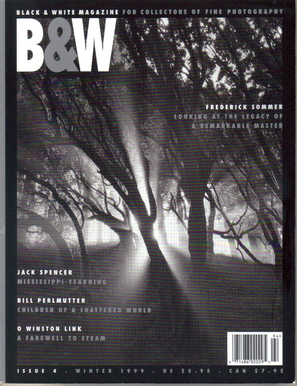 black and white print magazine